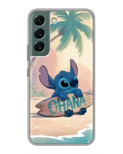 Чохол для Samsung Galaxy S22 з картинкою «Стіч на серфі»
