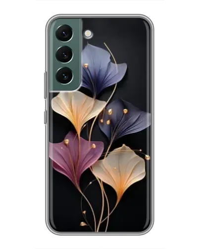 Чехол для Samsung Galaxy S22 с картинкой «Лиловые цветы грации» Чехол для Samsung Galaxy S22 с картинкой «Лиловые цветы грации»