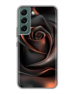 Чехол для Samsung Galaxy S22 с картинкой «Шелковая черная роза» Чехол для Samsung Galaxy S22 с картинкой «Шелковая черная роза»