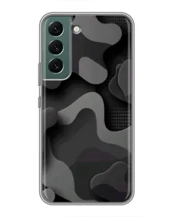 Чохол для Samsung Galaxy S22 з картинкою «Темний абстрактний камуфляж»