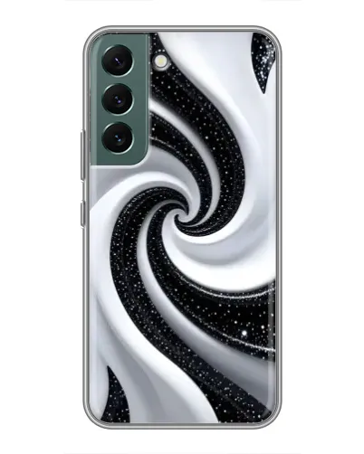 Чохол для Samsung Galaxy S22 з картинкою «Чорно-біла спіраль» Чохол для Samsung Galaxy S22 з картинкою «Чорно-біла спіраль»
