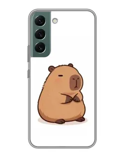Чехол для Samsung Galaxy S22 с картинкой «Толстенькая капибара»