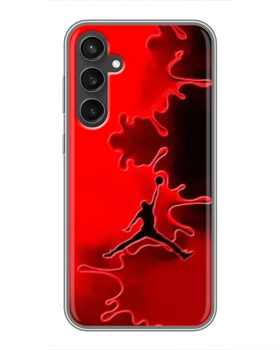 Чехол для Samsung Galaxy S23 FE с картинкой «Jordan Red Smoke»