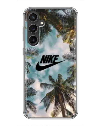 Чехол для Samsung Galaxy S23 FE с картинкой «Тропический принт Nike» Чехол для Samsung Galaxy S23 FE с картинкой «Тропический принт Nike»
