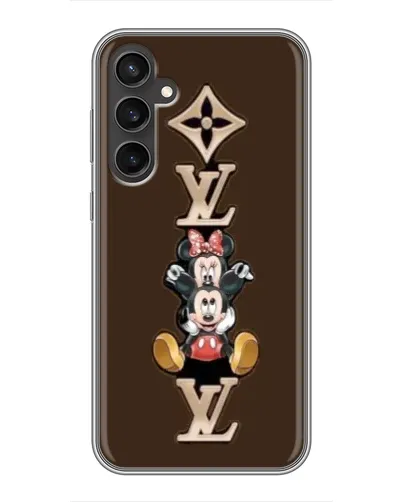 Чехол для Samsung Galaxy S23 FE с картинкой «LV и Микки Маус»