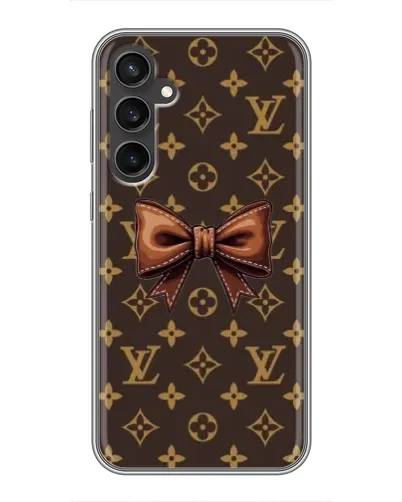 Чехол для Samsung Galaxy S23 FE с картинкой «LV с бантом»