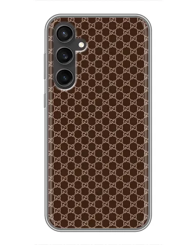 Чехол для Samsung Galaxy S23 FE с картинкой «Gucci — шоколадная сетка» Чехол для Samsung Galaxy S23 FE с картинкой «Gucci — шоколадная сетка»