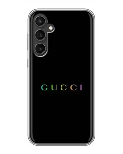 Чехол для Samsung Galaxy S23 FE с картинкой «Gucci — неоновый минимализм» Чехол для Samsung Galaxy S23 FE с картинкой «Gucci — неоновый минимализм»