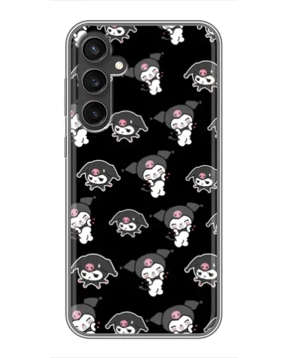 Чехол для Samsung Galaxy S23 FE с картинкой «Черный паттерн Kuromi» Чехол для Samsung Galaxy S23 FE с картинкой «Черный паттерн Kuromi»