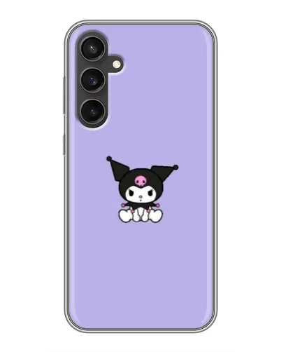 Чехол для Samsung Galaxy S23 FE с картинкой «Kuromi — фиолетовый минимализм» Чехол для Samsung Galaxy S23 FE с картинкой «Kuromi — фиолетовый минимализм»