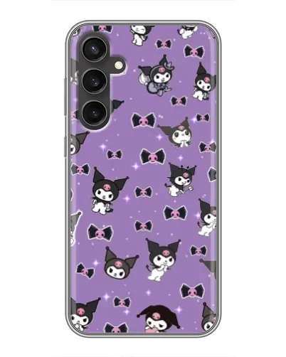 Чехол для Samsung Galaxy S23 FE с картинкой «Kuromi — паттерн» Чехол для Samsung Galaxy S23 FE с картинкой «Kuromi — паттерн»