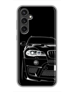 Чехол для Samsung Galaxy S23 FE с картинкой «Темный силуэт BMW» Чехол для Samsung Galaxy S23 FE с картинкой «Темный силуэт BMW»