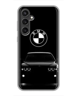 Чехол для Samsung Galaxy S23 FE с картинкой «BMW — взгляд из темноты» Чехол для Samsung Galaxy S23 FE с картинкой «BMW — взгляд из темноты»