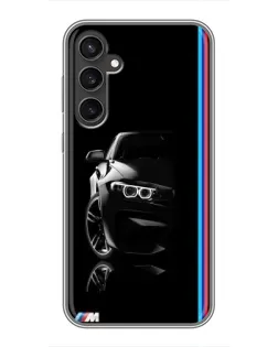 Чехол для Samsung Galaxy S23 FE с картинкой «Силуэт BMW в темноте» Чехол для Samsung Galaxy S23 FE с картинкой «Силуэт BMW в темноте»
