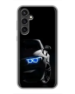 Чехол для Samsung Galaxy S23 FE с картинкой «BMW — ночной взгляд» Чехол для Samsung Galaxy S23 FE с картинкой «BMW — ночной взгляд»