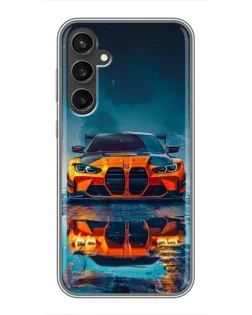 Чехол для Samsung Galaxy S23 FE с картинкой «BMW — золотая эмблема» Чехол для Samsung Galaxy S23 FE с картинкой «BMW — золотая эмблема»