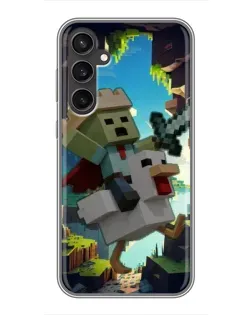 Чехол для Samsung Galaxy S23 FE с картинкой «Стив и гусь» Чехол для Samsung Galaxy S23 FE с картинкой «Стив и гусь»