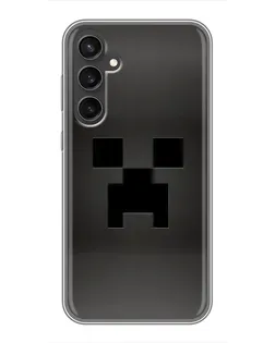 Чехол для Samsung Galaxy S23 FE с картинкой «Черный крипер градиент» Чехол для Samsung Galaxy S23 FE с картинкой «Черный крипер градиент»