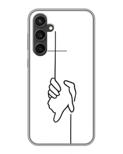 Чехол для Samsung Galaxy S23 FE с картинкой «Рука держит»