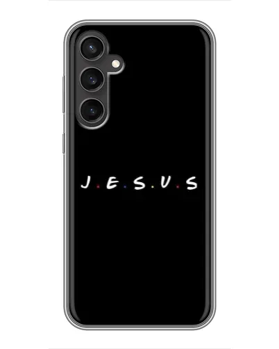 Чехол для Samsung Galaxy S23 FE с картинкой «Точки веры J.E.S.U.S.»