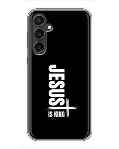 Чехол для Samsung Galaxy S23 FE с картинкой «Вертикаль веры Jesus»