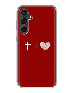 Чехол для Samsung Galaxy S23 FE с картинкой «Уравнение любви» Чехол для Samsung Galaxy S23 FE с картинкой «Уравнение любви»