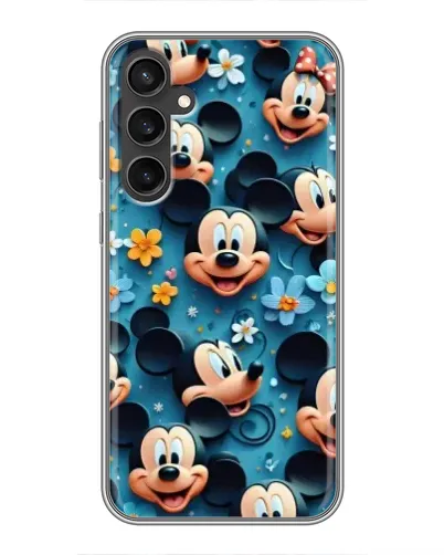 Чехол для Samsung Galaxy S23 FE с картинкой «Паттерн Микки и Минни» Чехол для Samsung Galaxy S23 FE с картинкой «Паттерн Микки и Минни»