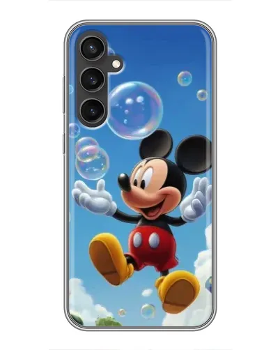 Чехол для Samsung Galaxy S23 FE с картинкой «Mickey и мыльные пузыри» Чехол для Samsung Galaxy S23 FE с картинкой «Mickey и мыльные пузыри»