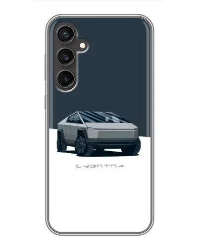 Чехол для Samsung Galaxy S23 FE с картинкой «Серебристый Cybertruck Tesla» Чехол для Samsung Galaxy S23 FE с картинкой «Серебристый Cybertruck Tesla»