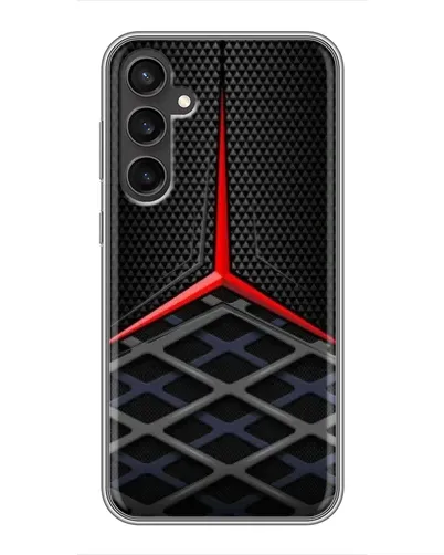 Чехол для Samsung Galaxy S23 FE с картинкой «Mercedes Carbon Grid» Чехол для Samsung Galaxy S23 FE с картинкой «Mercedes Carbon Grid»