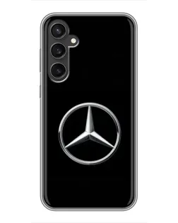 Чехол для Samsung Galaxy S23 FE с картинкой «Mercedes классический лого»