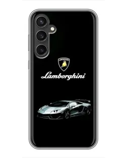Чехол для Samsung Galaxy S23 FE с картинкой «Логотип Lamborghini классика»