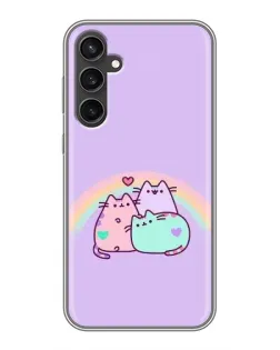 Чехол для Samsung Galaxy S23 FE с картинкой «Радужные Пушины» Чехол для Samsung Galaxy S23 FE с картинкой «Радужные Пушины»