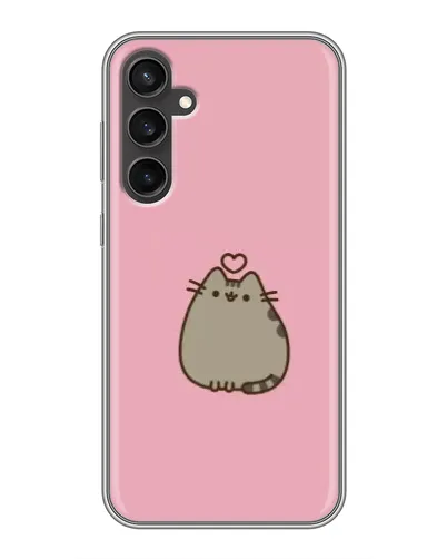 Чехол для Samsung Galaxy S23 FE с картинкой «Pusheen сердце» Чехол для Samsung Galaxy S23 FE с картинкой «Pusheen сердце»