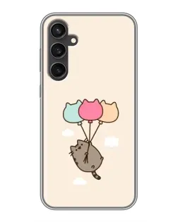Чехол для Samsung Galaxy S23 FE с картинкой «Пушин на шариках» Чехол для Samsung Galaxy S23 FE с картинкой «Пушин на шариках»