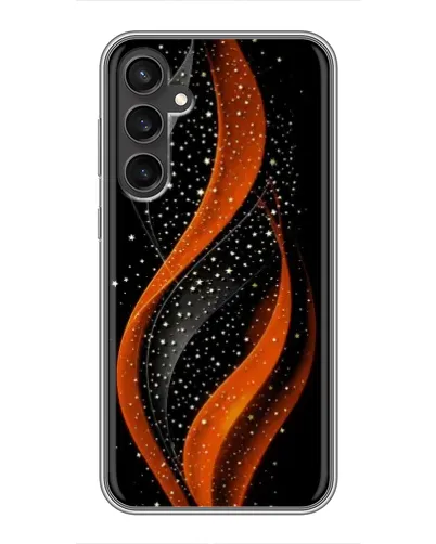 Чехол для Samsung Galaxy S23 FE с картинкой «Огненная звездная волна»