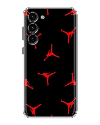 Чохол для Samsung Galaxy S23 Plus з картинкою «Jordan Red Pattern»