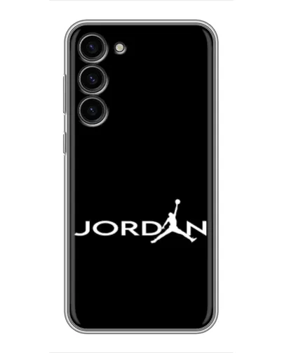 Чохол для Samsung Galaxy S23 Plus з картинкою «Jordan White Logo»