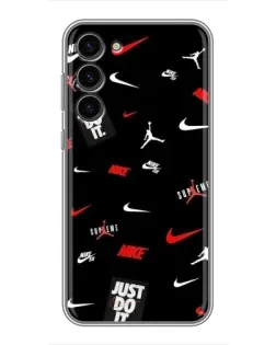 Чохол для Samsung Galaxy S23 Plus з картинкою «Nike Mix Pattern»