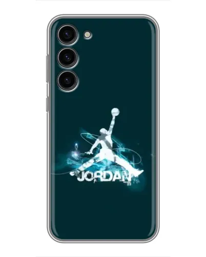 Чохол для Samsung Galaxy S23 Plus з картинкою «Jordan Blue Fire»