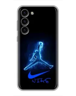 Чохол для Samsung Galaxy S23 Plus з картинкою «Jordan Neon Blue»