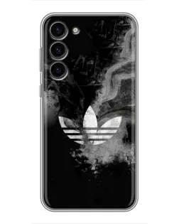 Чехол для Samsung Galaxy S23 Plus с картинкой «Абстрактный дым Adidas» Чехол для Samsung Galaxy S23 Plus с картинкой «Абстрактный дым Adidas»