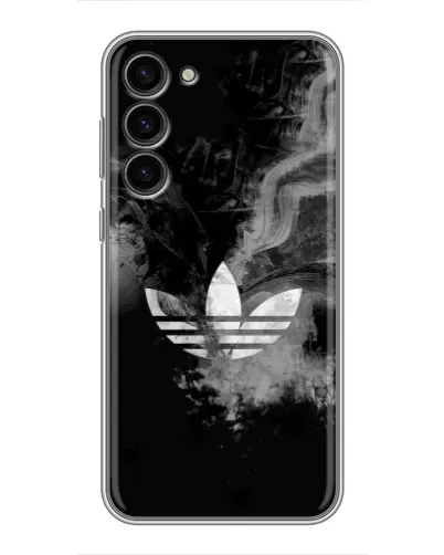 Чохол для Samsung Galaxy S23 Plus з картинкою «Абстрактний дим Adidas»