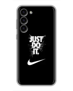 Чехол для Samsung Galaxy S23 Plus с картинкой «Текстовый принт Nike»