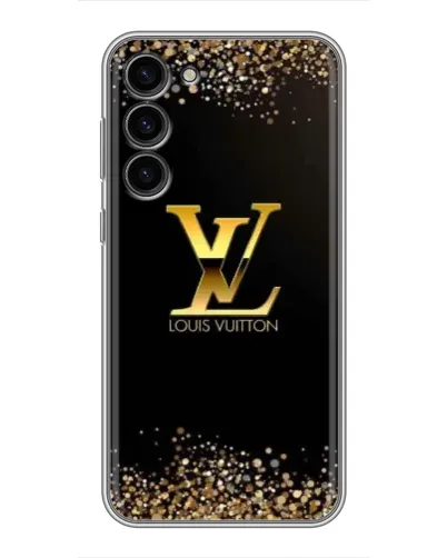 Чохол для Samsung Galaxy S23 Plus з картинкою «LV — золоті іскри» Чохол для Samsung Galaxy S23 Plus з картинкою «LV — золоті іскри»