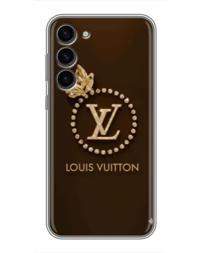 Чохол для Samsung Galaxy S23 Plus з картинкою «LV — золота печатка» Чохол для Samsung Galaxy S23 Plus з картинкою «LV — золота печатка»