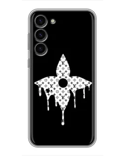 Чохол для Samsung Galaxy S23 Plus з картинкою «Квіткова монограма»
