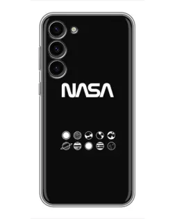Чохол для Samsung Galaxy S23 Plus з картинкою «NASA — технічний принт» Чохол для Samsung Galaxy S23 Plus з картинкою «NASA — технічний принт»