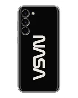 Чохол для Samsung Galaxy S23 Plus з картинкою «NASA — вертикальний логотип» Чохол для Samsung Galaxy S23 Plus з картинкою «NASA — вертикальний логотип»