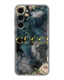 Чохол для Samsung Galaxy S23 Plus з картинкою «Абстрактні квіти Gucci»